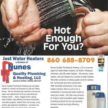 Nunes Quality Plumbing & Heating - Plumbing Near Me - Windsor, Connecticut Nunes Quality Plumbing & Heating - Plumbing Near Me - Windsor, Connecticut