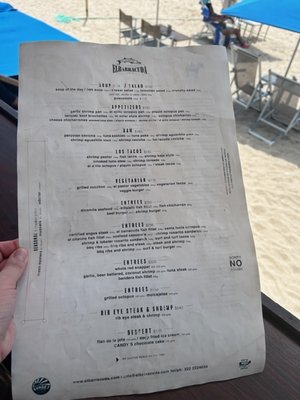 Menu photo 1 El Solar Puerto Vallarta, JAL