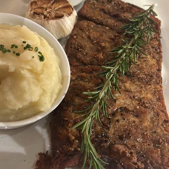 Crossroads Kitchen - Eggplant steak - Vegan Near Me - Las Vegas, Nevada Crossroads Kitchen - Eggplant steak - Vegan Near Me - Las Vegas, Nevada