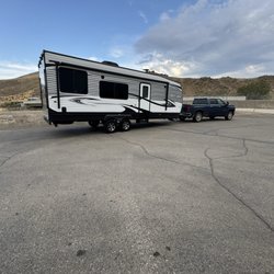 Bish's RV of Meridian - Full view of 30' trailer being hauled