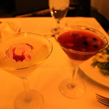 Ocean Prime - The Black Orchid and the Bubbles and Berries (both insanely delicious) - Cocktail Bars Near Me - Philadelphia, Pennsylvania