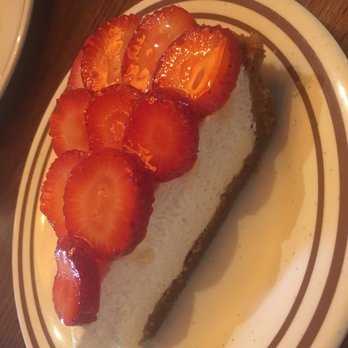 The Yellow Deli - Cream cheese pie with strawberries - New American Near Me - Pulaski, Tennessee