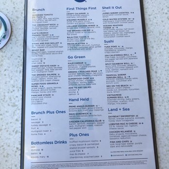 Oceans 234 - Brunch menu - New American Near Me - Deerfield Beach, Florida