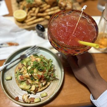 La Playa Fresh Seafood - Shrimp ceviche & watermelon basil margarita - Seafood Near Me - Cleveland, Ohio La Playa Fresh Seafood - Shrimp ceviche & watermelon basil margarita - Seafood Near Me - Cleveland, Ohio