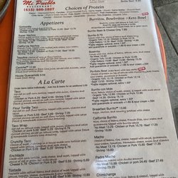 Taqueria Mi Pueblo - April 2026 Menu, Page 2