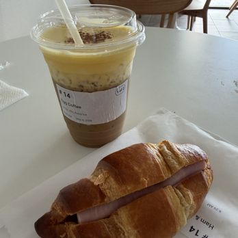 Drip Beans - Ham and cheese croissant and Egg coffee somewhere - Coffee & Tea Near Me - San Diego, California
