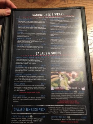 Menu photo 6 Coach's Neighborhood Grill Lexington, NC
