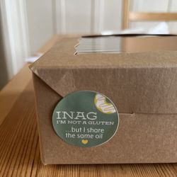 Dynamo Donut & Coffee - I'm Not A Gluten Box Sticker