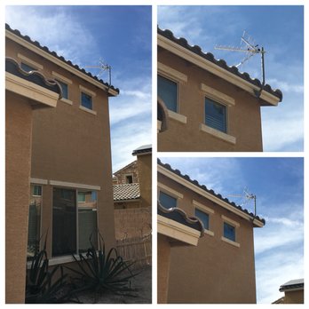 Free HDTV AZ - A 22' + ladder is needed to install an outdoor HDTV antenna on a two story home, like this house in Goodyear, AZ. www.freehdtvaz.com - Television Service Providers Near Me Free HDTV AZ - A 22' + ladder is needed to install an outdoor HDTV antenna on a two story home, like this house in Goodyear, AZ. www.freehdtvaz.com - Television Service Providers Near Me