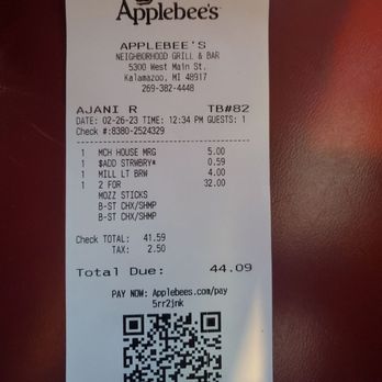 Applebee's Grill + Bar - Sports Bars Near Me - Kalamazoo, Michigan