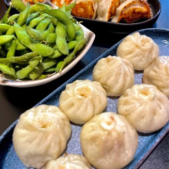 Chopstickers - Pork water fried bao, edamame, and chicken potstickers - Chinese Near Me - Fort Collins, Colorado Chopstickers - Pork water fried bao, edamame, and chicken potstickers - Chinese Near Me - Fort Collins, Colorado