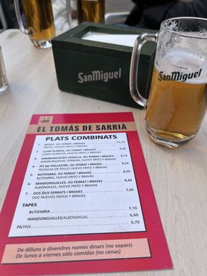 Bar El Tomàs de Sarrià by null