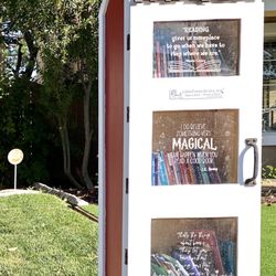 Little Free Library - Little Library next to the Chester Morrison School