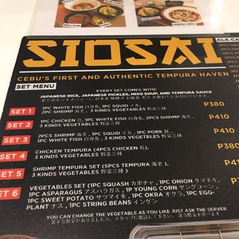 Siosai Tempura - Japanese Near Me - Cebu City, CEB Siosai Tempura - Japanese Near Me - Cebu City, CEB