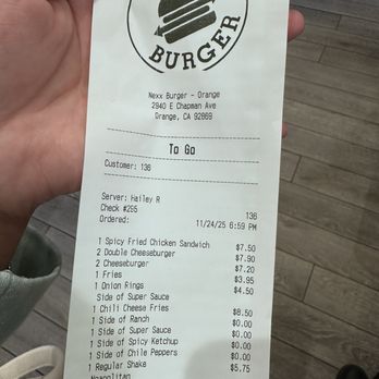 Nexx Burger - Burgers Near Me - Orange, California