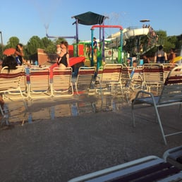 Water slide and pool in one Water slide and pool in one