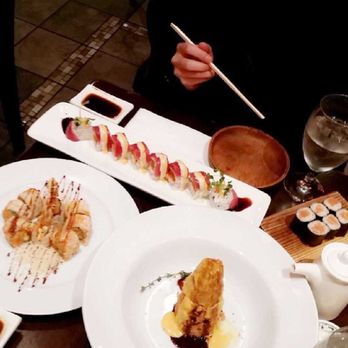 Sushi Prince - Crown royal, Bloody Mary (I think), and volcanic mountain from the hot apps menu. - Japanese Near Me - Fairfax, Virginia Sushi Prince - Crown royal, Bloody Mary (I think), and volcanic mountain from the hot apps menu. - Japanese Near Me - Fairfax, Virginia