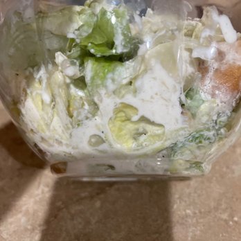 Fascati Pizza - Caesar Salad Drenched in dressing - Pizza Near Me - Brooklyn, New York