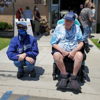 Waypoint Cafe - Me and my friend in front of the Café - American Near Me - Camarillo, California