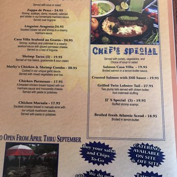 Casa Villa - the menu for the italian chef - Mexican Near Me - Kingston, New York Casa Villa - the menu for the italian chef - Mexican Near Me - Kingston, New York