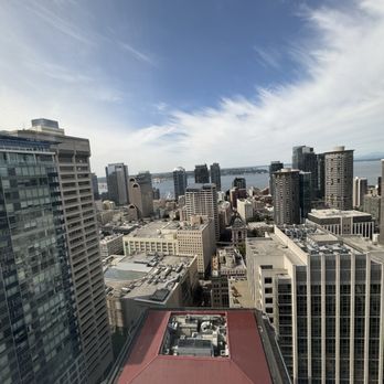 Hyatt Regency Seattle - View of Seattle from the 36th floor. - Hotels Near Me - Seattle, Washington Hyatt Regency Seattle - View of Seattle from the 36th floor. - Hotels Near Me - Seattle, Washington