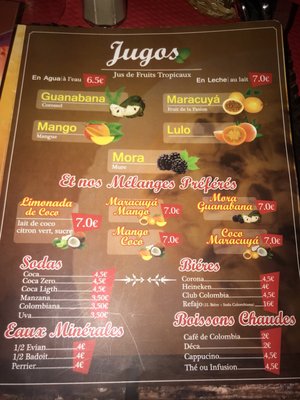 Menu photo 3 Mi Ranchito Paisa Paris, 75