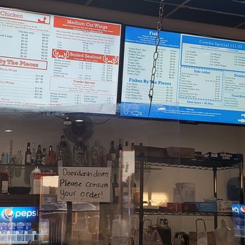 SC Fried Seafood - Menu as of 10/15 - Chicken Wings Near Me - Atlanta, Georgia