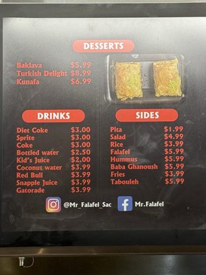 Menu photo 3 Mr Falafel Sacramento, CA Menu photo 3 Mr Falafel Sacramento, CA