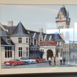 InterMed - A beautiful picture on the wall of the old Portland train station..