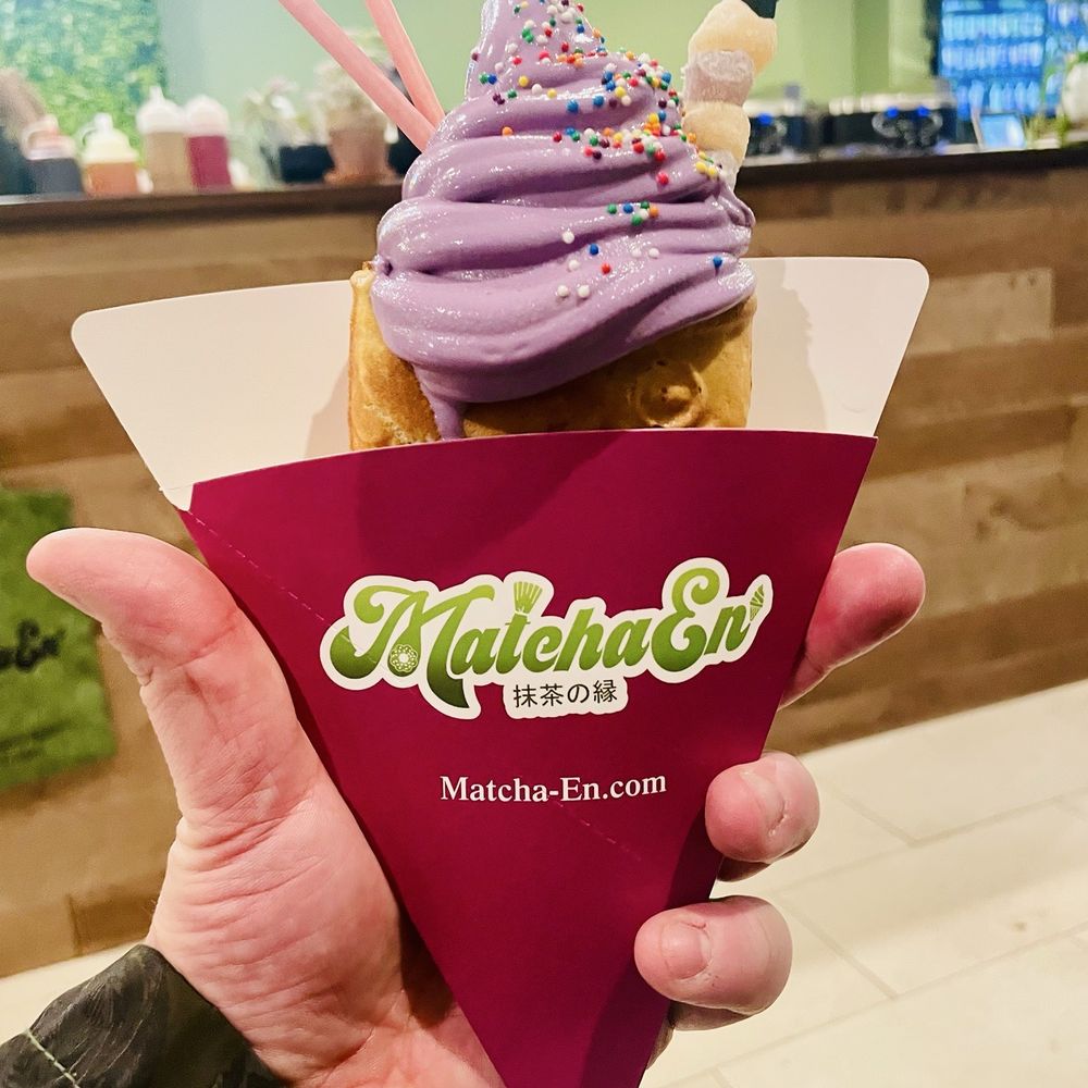 Matcha En - Taiyaki with Ube Ice Cream - Desserts Near Me - Chicago, Illinois Matcha En - Taiyaki with Ube Ice Cream - Desserts Near Me - Chicago, Illinois