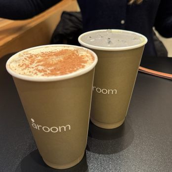Aroom Coffee - Salty Cream Coffee and Matcha with Sesame Foam - Coffee & Tea Near Me - Seattle, Washington Aroom Coffee - Salty Cream Coffee and Matcha with Sesame Foam - Coffee & Tea Near Me - Seattle, Washington