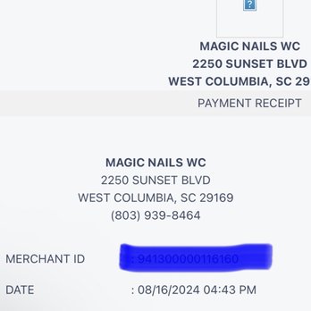 Magic Nails - It's august 18, I went on the 16th, I'm annoyed - Nail Salons Near Me - West Columbia, South Carolina Magic Nails - It's august 18, I went on the 16th, I'm annoyed - Nail Salons Near Me - West Columbia, South Carolina
