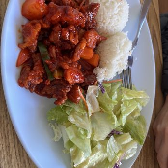 Soho Teriyaki - Sweet and sour chicken lunch special. - Japanese Near Me - Kent, Washington Soho Teriyaki - Sweet and sour chicken lunch special. - Japanese Near Me - Kent, Washington
