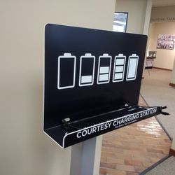 Lewisville Visitor Information Center - Charging station up front