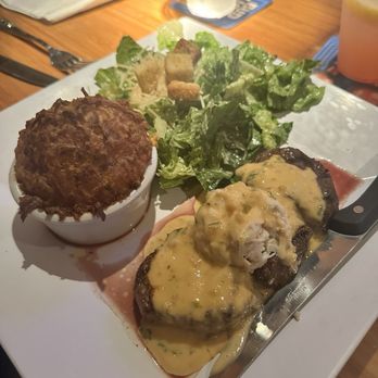 U-Tiki Beach - Filet medallions with lump crab - Seafood Near Me - Jupiter, Florida