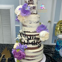 Arden Occasion Cakery - 4-Tier Custom Naked Wedding Cake