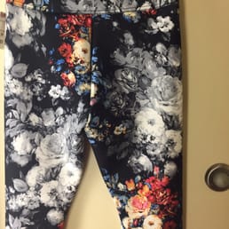 Leggings I tried on, that we're name brand Abercrombie and Fitch!!