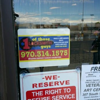 1 of Those Locksmith Guys - Randy's Southside dinner but are sign in the window! - Keys & Locksmiths Near Me - Fruita, Colorado 1 of Those Locksmith Guys - Randy's Southside dinner but are sign in the window! - Keys & Locksmiths Near Me - Fruita, Colorado