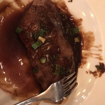 L'Alsace - The calf liver, cooked pink, out of this world! - Brasseries Near Me - Paris, 75