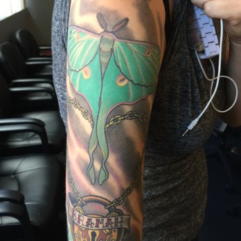 Blue Buddha Tattoo - Bicep done in 2017 - Tattoo Near Me - Las Vegas, Nevada Blue Buddha Tattoo - Bicep done in 2017 - Tattoo Near Me - Las Vegas, Nevada