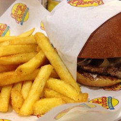 Johnny Rockets - Route 66 - champignon, swiss cheese, grilled onions