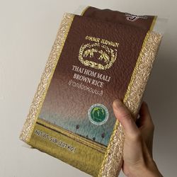 3 Aunties Thai Market - $10.99 Golden Elephant Thai Hom Mali Brown (jasmine) Rice !