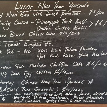 Kuih Cafe - Menu (Changes Weekly) - Check IG for updates every Tuesday - Desserts Near Me - New York, New York