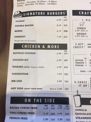 Menu photo 4 Wayback Burgers Daytona Beach, FL Menu photo 4 Wayback Burgers Daytona Beach, FL