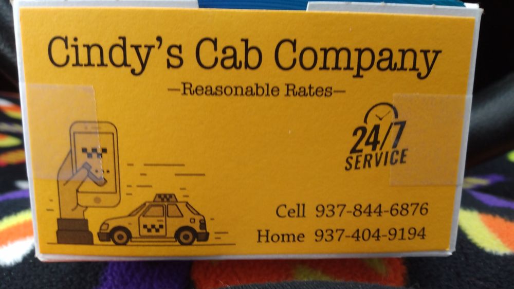 CINDY’S CAB COMPANY Updated September 2024 Bellefontaine, Ohio