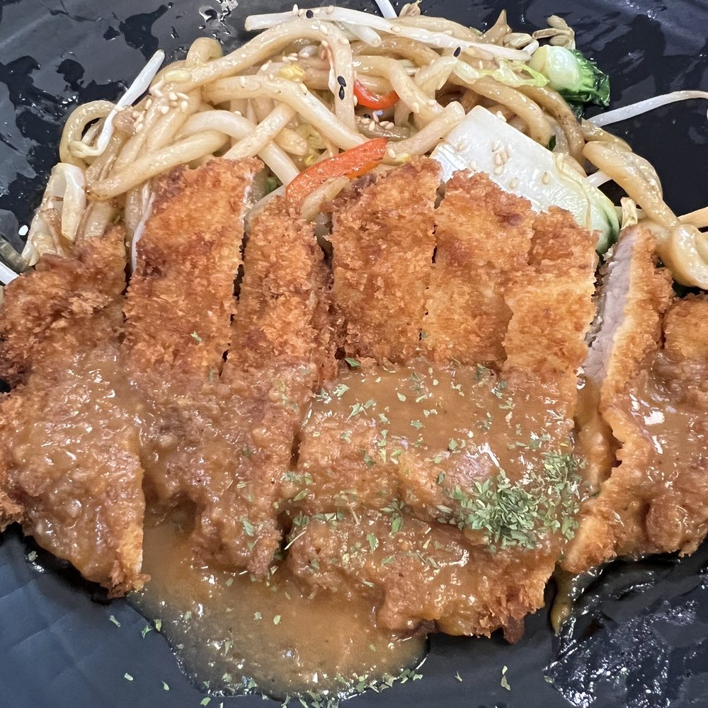 Uncle Don - a plate of fried chicken and noodles - Ramen Near Me - Markham, Ontario Uncle Don - a plate of fried chicken and noodles - Ramen Near Me - Markham, Ontario