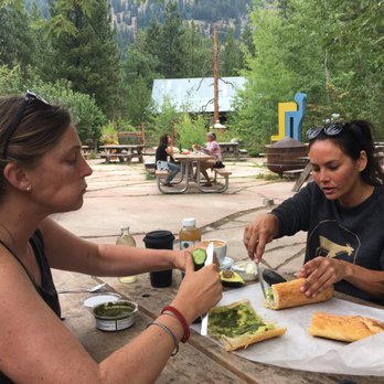 Mazama Store - vegan feast after a backpacking trip. that baguette! - Grocery Near Me - Mazama, Washington