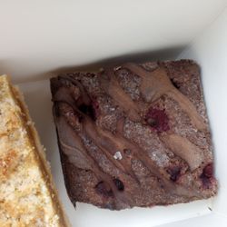 Keyto Your Heart Bakery - Raspberry brownie $6