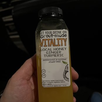 Eat Sprout - Honey Ginger Tumeric drink - Cafes Near Me - Bethesda, Maryland
