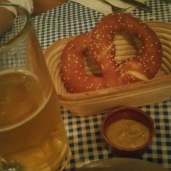 Bronwyn - Bretzel and mustard. Just order 2. That way you won't have to wait for the second one you will undoubtedly order...like we had... - German Near Me - Somerville, Massachusetts